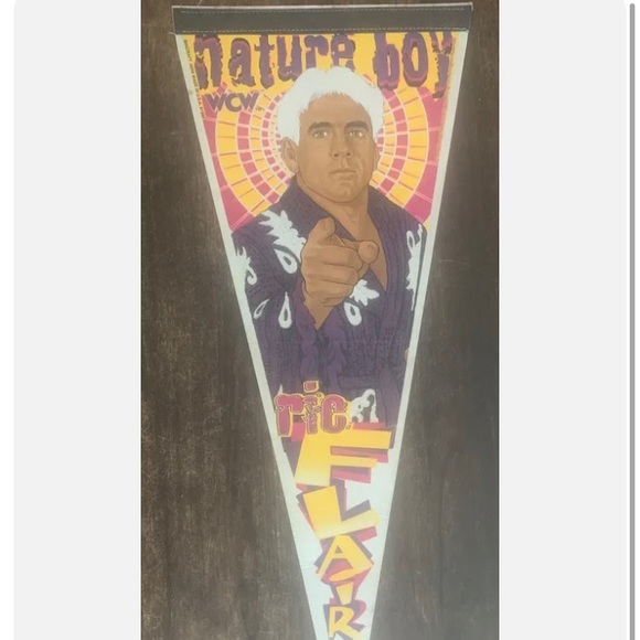 WWE Nature Boy Ric Flair Collectible Flag Pennant